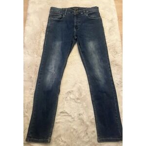 Marc Ecko Jeans Mens Boot 34x32 Cut N Sew Denim Pocket‎ Embroidery Thick Stitch